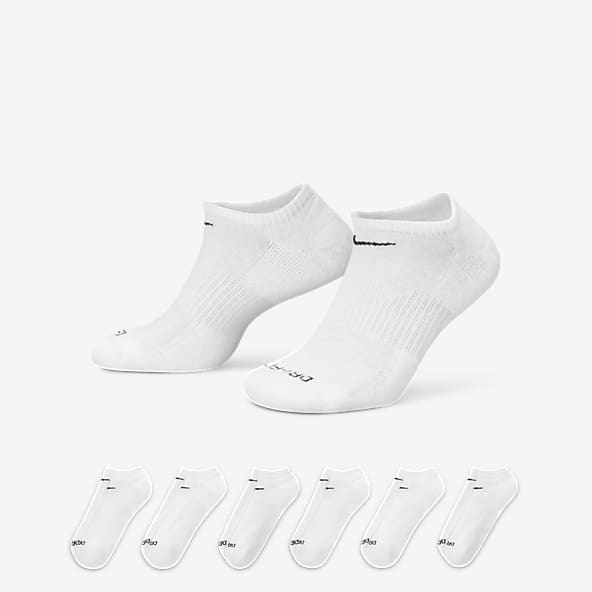 White Socks. Nike
